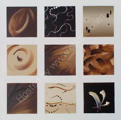 3 Squared in Brown I